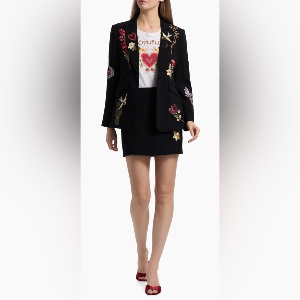 Cinq a Sept Amour Cheyenne Embroidered Blazer - Picture 6 of 8